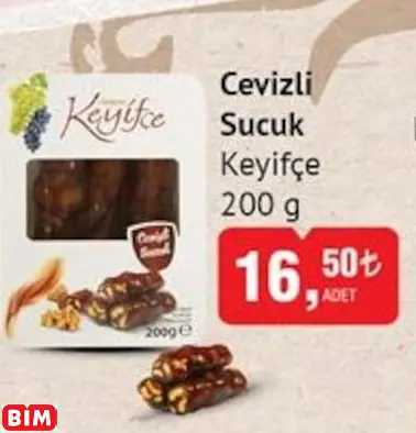 KEYİFÇE CEVİZLİ SUCUK